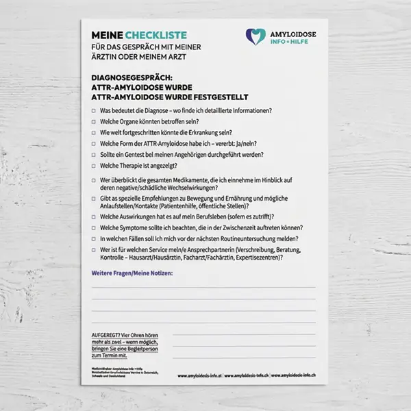 Mockup Checkliste Diagnosegespraech
