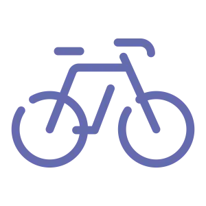 Icons Amyloidosis - Fahrradfahren